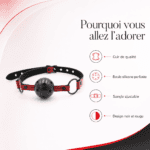 Bâillon Boule Cuir : les bénéfices clés